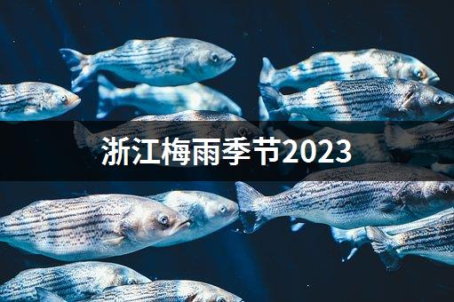 浙江梅雨季节2023-1